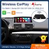 Road Top Wireless CarPlay Android Auto per BMW Serie 1 E81 E82 E87 E88 2008-2012, con funzioni Airplay Mirror Link
