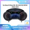 PRELINGCAR 12.3 LCD Digital Dashboard Cluster per Benz classe R ML GL G GLE GLS W164 2006-2019 anni strumento automatico Paneel Cockpit Speedme