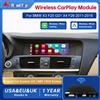 Road Top Wireless Android Auto Per BMW Auto X3 X4 Serie F25 F26 F01 CIC NBT EVO 2011-2020 Carplay Interfaccia Specchio di Collegamento Air Play