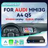 BONROAD Adattatore di interfaccia wireless CarPlay Android Auto per Audi A4 B8 A5 Q5 2009-2015 con AirPlay Mirror Link Bluetooth