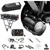 varstrom Tongsheng 250W 500W 750W 1000W TSDZ2B TSDZ8 Kit Ebike 36V 48V Sensore di coppia del motore Motore centrale con batteria al litio Ebike 25Ah