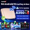 CarlinKit 2026 Nuovo Android 15 Ultra 8GB + 256GB CarPlay Ai Box Wireless CarPlay Android Auto GPS SM6350 8-Core per Netflix YouTube