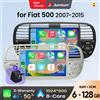 Junsun Autoradio Junsun 7" Wireless CarPlay Android Auto per Fiat 500 500C Abarth 2007-2015, Sistema Multimediale Intelligente con Apple CarPlay Wireless, Schermo Touch IPS, Lettore Video Stereo, Unità di