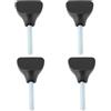 Briny River 4 viti ad alette M5 x 30 per seghe a binario compatibili con Makita SP6000 DSP601 DSP600 3700B M3700 sostituisce 251867-1