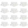SG Store 50x Perni Di Supporto Per Mensola Bianchi Viti Di Ricambio Tasselli Per Mensola Staffe Per Mensola Staffa Angolare In Plastica Per Mobili Compatibile Con IKEA PAX
