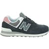 New Balance 574 Black/Pink Uomo, EU 41.5