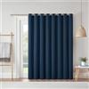 Eclipse Darrell Thermaweave - Tenda oscurante extra larga 213,4 x 254 cm, per porta scorrevole del patio, colore: Indaco