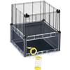 Ferplast Estensione per Gabbia Criceto, Gabbia Topolini MULTIPLA HAMSTER, Tetto, in Metallo e Plastica Riciclata
