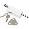 Yale Locks P124WE - Catenaccio della porta, finiture bianche, Visi pack