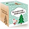 Feel Green Celebrations Ecocube, Albero di Natale, cubo in Legno con Incisione Laser Incantevole Natale, Idea Regalo sostenibile, Set di Coltivazione, Made in Austria
