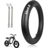 YHTSPORT Fat Bike - Tubo interno per bicicletta elettrica, 50,8 cm, con valvola Schrader da 32 mm, camera d'aria per mountain bike e bicicletta elettrica
