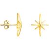 SOFIA MILANI - Orecchini da Donna in Argento 925 - Placcati in Oro - Orecchino a Perno a Stella - E3004