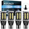 Keiurot T15 W16W LED Lampadina 921 912 LED Luce di Retromarcia CANBUS Senza Errori Lampadina LED 12V Lampada di Ricambio per Luci di Retromarcia e Luce di Parcheggio Posteriore dell'Auto, Bianca