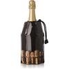 Vacu Vin Active Cooler Champagne Chiller - Reusable, Flexible Wine Bottle Cooler - Champagne Bottle Print - Champagne Cooler Sleeve For Standard Size Bottles - Insulated Champagne Bottle Chiller