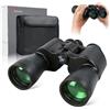BOSTRON Binocolo 7x50 per Adulti con Visione Chiara, Binocolo Compatto per Birdwatching Caccia Viaggi Partite di Calcio Osservazione Delle Stelle con Custodia e Tracolla