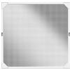Schellenberg 50742 Zanzariera magnetica con tessuto REFLECTION 100x120 cm, senza perforazione, finestre per zanzariere con telaio magnetico, bianco