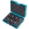 Makita Set di bussole per avvitatore a percussione, 7 pezzi, nero, con valigetta