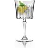 RCR Cristalleria Italiana Timeless - Set da 4 Calici Cocktail in Vetro