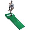 VEVOR Tumulo Portatile per Lanciatori di Baseball, 195,58 cm Ausili per Lancio di Softball all'Aperto e al Chiuso con Erba Sintetica Anti-Scolorimento, Gomma per Lancio, maniglie per Trasporto, Verde