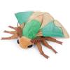 lilizzhoumax Simulazione falena verde Peluche 14,96 pollici Morbido Realistico falena verde Peluche per bambini Amanti degli insetti Ragazzi e ragazze Regali Decorazione della casa
