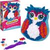 Party town Gufo Cuscino Kit Artigianato Ragazze per Decorare Il Cuscino Giocattoli Bambina 5 Anni o Più, Giocattoli Ragazze 5 Anni Regalo Bambina 5 Anni Blu, Rosa e Bianco