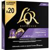 L'OR Espresso Profundo Lungo Intensity 8, 20 capsule di caffè in alluminio