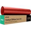 Cricut Value Glitter termoadesivo - rosso - 25,4 cm x 2,4 m (1)