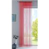 Gardinenbox Tenda a fili, 250 x 140 cm (altezza x larghezza), colore: rosso, con passante e nastro arricciato, adatta per bastoni e binari per tende, divisorio per stanze, 20303CN