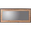 WELL HOME MOBILIARIO & DECORACIÓN Specchio, Truciolare 100% impiallacciato melaminico, colore pino atlantico nero