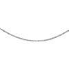 Tuscany Silver Collana da Donna in Argento Sterling con Cuore Scorrevole e Catena Tocalle da 1,5 mm Regolabile da 61 cm/24 Pollici