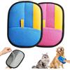 BSITSSS 2 Pezzi Guanto Peli Gatto Cane, Rosa Blu Guanti Statici per Peli Animali Bifacciali, Riutilizzabile e Lavabile Pet Hair Remover Elettrostatico per Vestiti Divani Tappeti Sedili Auto