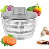 E-Greetshopping Centrifuga Automatica per Insalata, senza fili Asciuga Insalata Centrifuga, Grande Capacità 4000 ml Rotatore per Drenare Rapidamente USB Frullatore Elettrico Lava Insalata per Frutta e Verdura