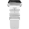 EIHAIHIS Compatibile con Cinturini in Silicone per Apple Watch 38mm 40mm 41mm 42mm 44mm 45mm 49mm, Decorativi con Diamanti in Metallo per Cinturini Accessori per iWatch Ultra 8 7 6 5 4 3 SE,lettera T