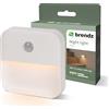 Brendz Luce LED per Scale con Sensore di Movimento, Ricaricabile USB-C, Magnetica, Bianco Caldo 3000K, Luce Armadio Senza Fili, Luce Notturna, Illuminazione Scale, Inuk