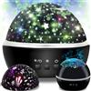 Retoo Proiettore Cielo Stellato Galassia Proiettore di Stelle LED Proiettore di Stelle Luci Nord Lampada da Notte per Bambini Festa, Decorazione Natale Adulti Camera da Letto 360° Rotazione USB
