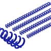 PATIKIL Spirali per Rilegatura Plastica da 12mm (1/2), 25Pz Spirale per Rilegatura a Spirale Capacità 85 Fogli 3:1 Passo Spirali Legatura per Rilegare Fogli Carta, Morandi