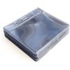 PCL Media ltd Confezione da 25 porta badge in plastica in vinile, dimensioni orizzontali 10 x 8 cm, contiene 9 x 6 cm, buste standard trasparenti in PVC per carte d'identità, tasche per controllo