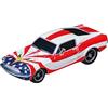 Carrera GO!!! 20064289 Ford Mustang '67 Stars 'n Stripes I 1:43 Scala Slot Car I Con Licenza Originale I Adatto Per Età 6 Anni +