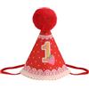 Goktvai Fragola 1st Compleanno Cappello per Ragazze, Berry First Compleanno Corona Carino Fragola Uno Copricapo 1st Cerchietto per Bambina Compleanni Decorazione Baby Shower Festa Decor Accessori Foto