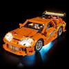 GEAMENT Set di Luci LED Compatibile Con LEGO Fast and Furious Toyota Supra MK4 Technic 42204 (Modello di mattoncini non incluso)