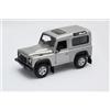 OPO 10 - Welly Modello di Auto in Scala 1/24, Compatibile con Land Rover Defender Grigio - 22498-GRAY