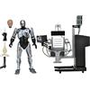 NECA 203605 Ultimate Robop - Statuina articolata con sedia Danneggiata, 20 cm, colore: Nero