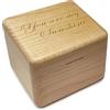 falado Carillon in legno massello naturale inciso al laser You are My Sunshine, mini cornice musicale, melodia di You are My Sunshine (legno d'acero)