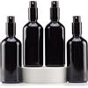 YIZHAO Bottiglie Spray Vetro 100ml, Nero Spruzzino Nebulizzatore Piccolo, per Olii Essenziali, Profumo, Pulizia, Cosmetici, Viaggio, Farmacia - 4 Pcs