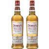 Dewar's(デュワーズ) Dewars White Label Blended Scotch Whisky, 40% ABV, 70cl / 700ml, Rifinito in Botti di Rovere Selezionate (Confezione da 2)