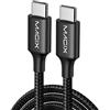 Magix Cavo USB C 100W 0,5M Nero, Ricarica Rapida PD 5A, Velocità di Sincronizzazione Dati 10Gbps, 4K 60Hz, Compatibile con Macbook Pro/Air, iPad Pro 2021/ Air 5, Galaxy S23/ S22 Ultra, Pixel, Switch