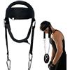 shallyong Regolabile Allenamento Collo, shallyong Fascia Allenatore Collo, Allenamento Collos Imbracatura Testa, Neck Builder Straps, Sollevamento Head Harness, Imbracatura Allenatore Collos