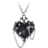 Alchemy Gothic Witches Heart Donna Collana colore argento peltro