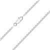Planetys - Catenina Argento Sterling 925 Rodiato Modello Rolò Larghezza: 2 mm Lunghezza: 45 cm
