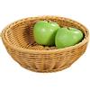 Kesper Kaufgut S.P.A. 19802-Cesto di Frutta, Pane, in plastica, 24 cm, Colore: Marrone
